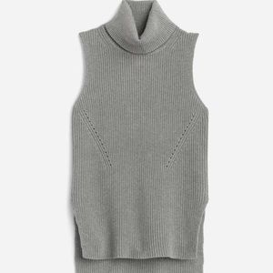 French connection Mozart sleeveless jumper in dove grey